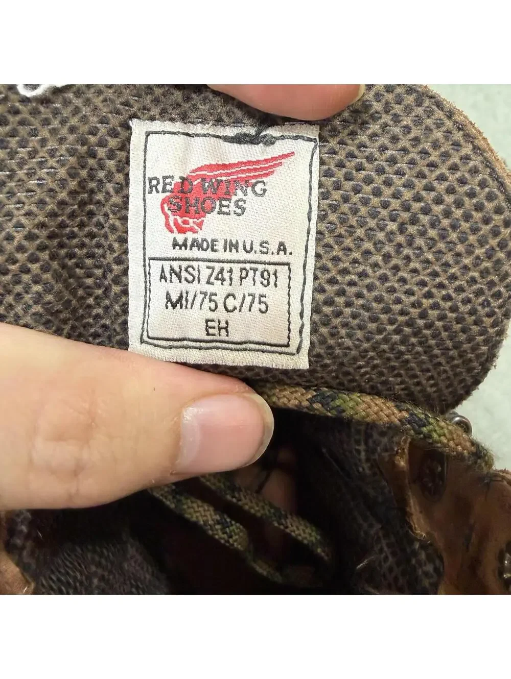 Red Wing Shoes **measurements taken